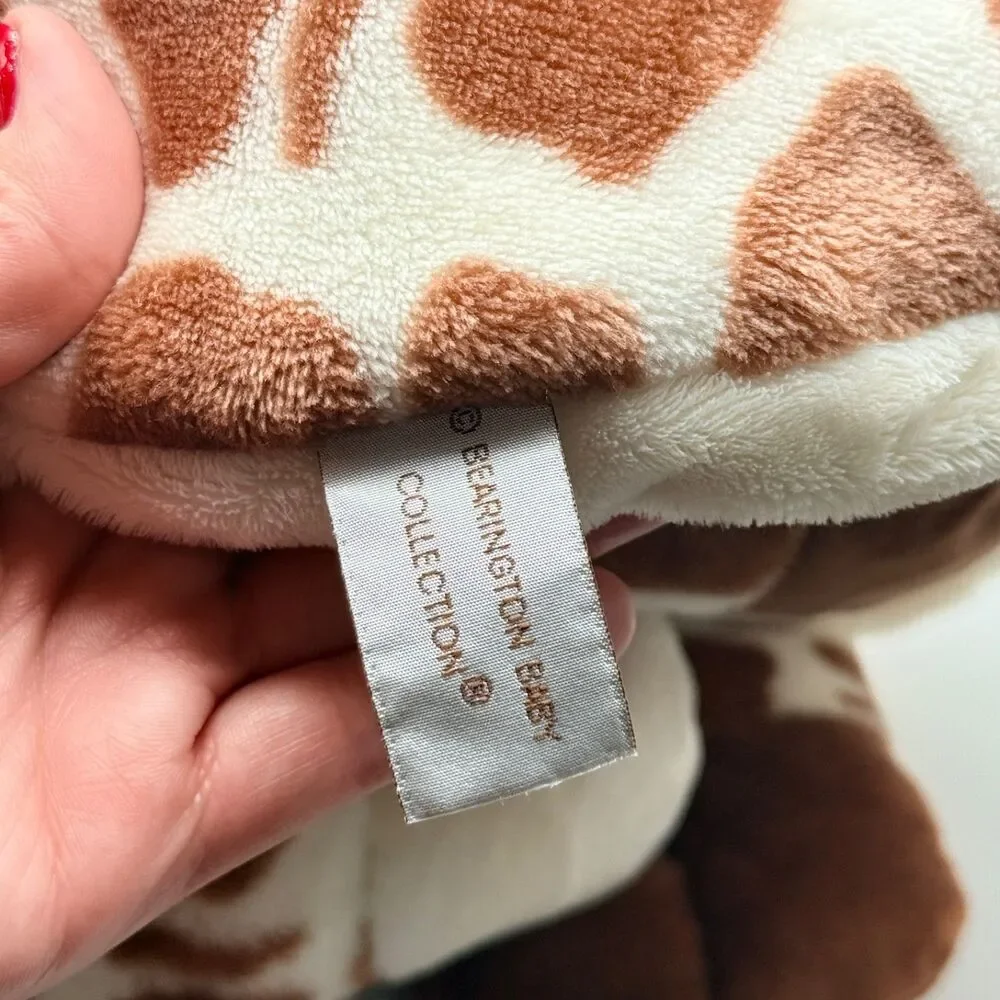 Bearington Baby Giraffe Plush Animal Play Mat Blanket Tummy Time Nursery Decor